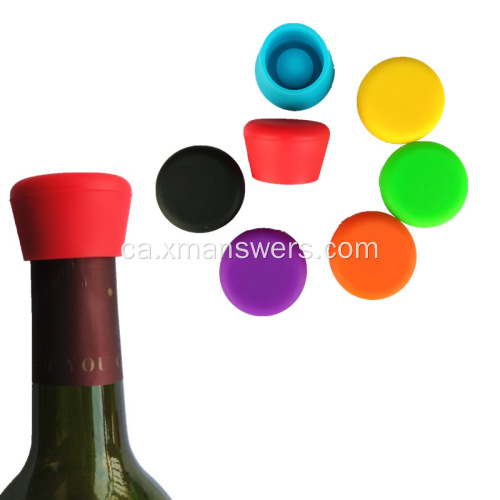 Taps i taps de goma de silicona per ampolles de qualitat alimentària